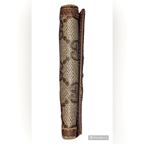 GUCCI AUTHENTIC GUCCISIMA COATED MONOGRAM CANVAS LEATHER  VINTAGE UNISEX - Picture 6 of 7